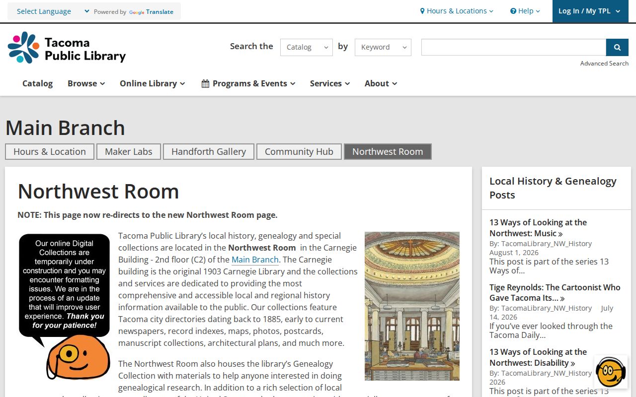 Parkland people directories research through Tacoma Public Library local history collections